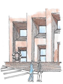 아르코예술극장의 창 /그림=손웅익