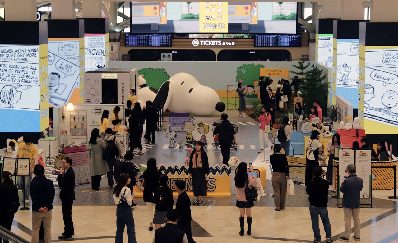 신세계백화점, 피너츠 75주년 기념 팝업 /신세계백화점