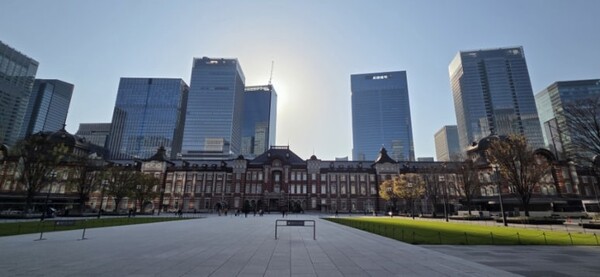 이른 아침의 도쿄역 /사진=양은심