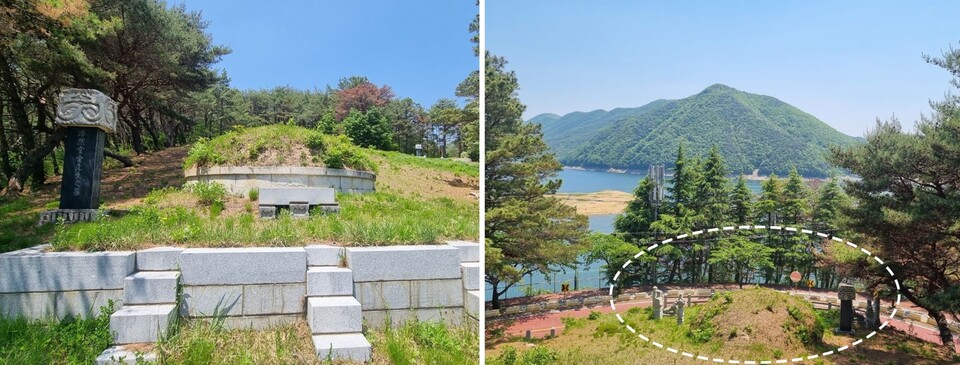 김자양 묘는 큰 권력, 큰 재물이 따르는 색다른 명당이다. /백재권