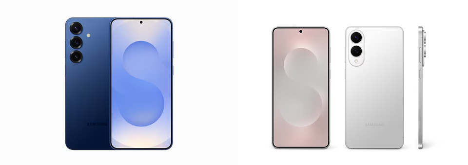 삼성 갤럭시 S25 플러스 모델(왼쪽)과 엣지 모델 /삼성닷컴