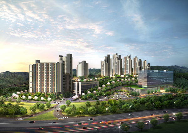 용인 동백 스프링카운티자이 투시도 /GS건설