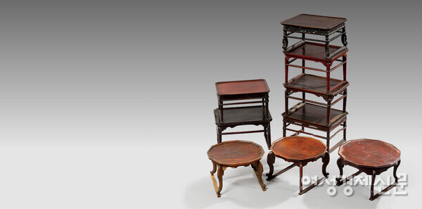 박물관이 소장한 소반 연출사진 /국립민속박물관 웹진 민속소식 2021년 5월호