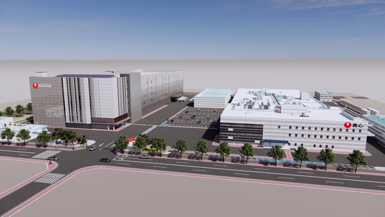 농심 녹산 수출전용공장 조감도 /농심