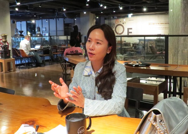   무대 위의 진심을 털어놓는 소프라노 김순영  사진=한형철 초빙기자