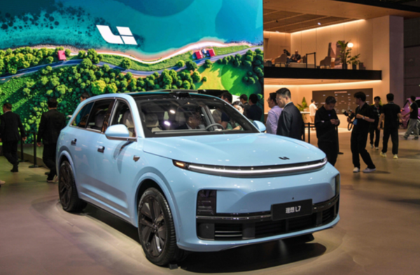 상하이모터쇼에 전시된 리오토(Li) L7. /연합뉴스