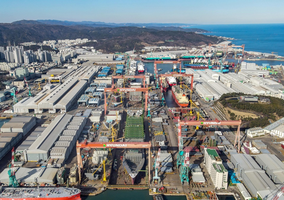 HD현대중공업 울산조선소 전경 /HD현대중공업