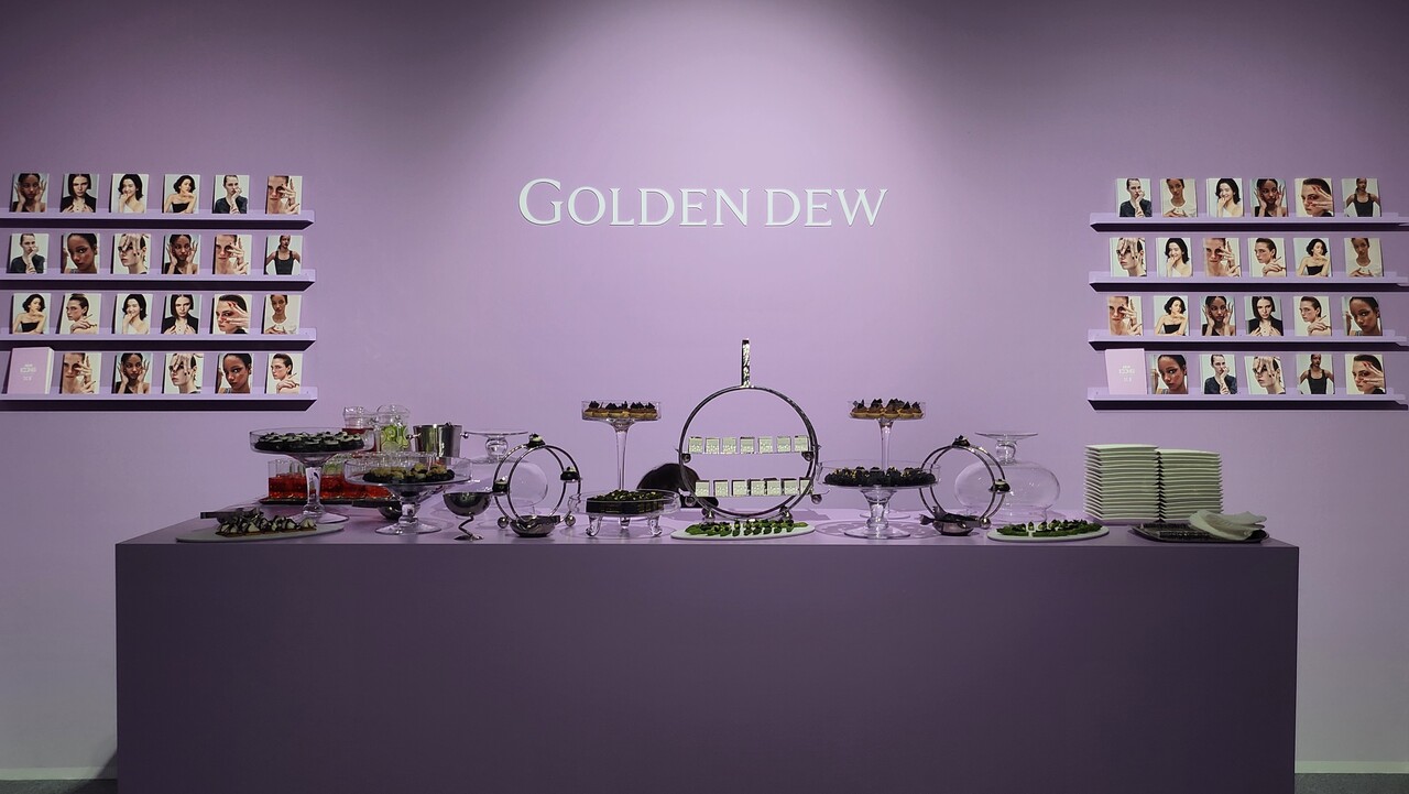 골든듀 팝업 전시 공간 중 일부 /류빈 기자