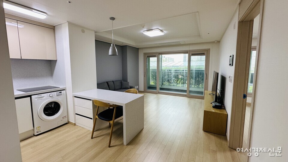 사이언스빌리지 투룸 객실 내부 모습 /김정수 기자