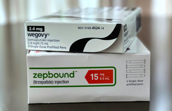 위고비와 젭바운드 사진. /AP=연합뉴스