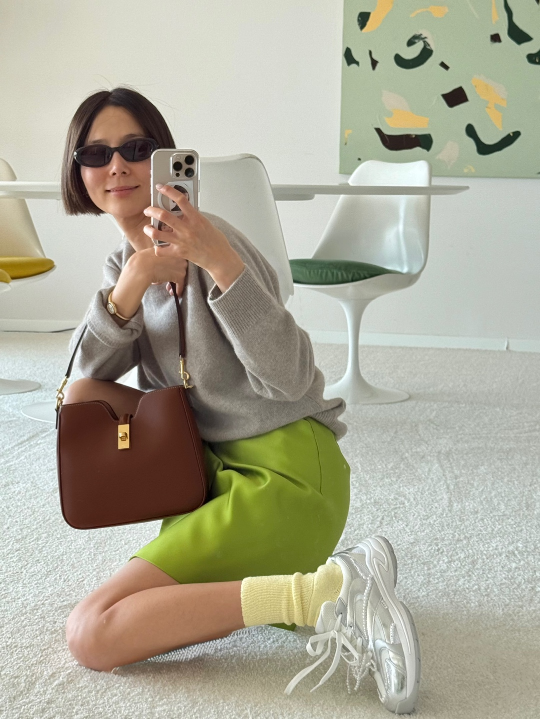 슈콤마보니 딜라이트 스니커즈 착용컷 /코오롱FnC