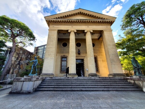 고대 그리스 로마풍의 오하라 미술관 정면 /사진=양은심