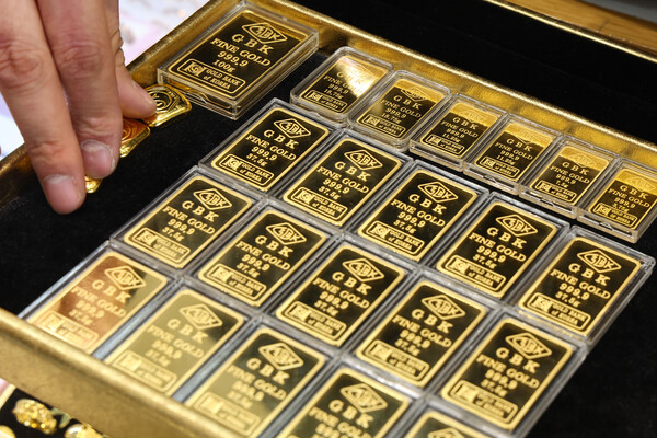 최근 금값이 상승하면서 금 투자에 대한 관심이 커지고 있다. /연합뉴스
