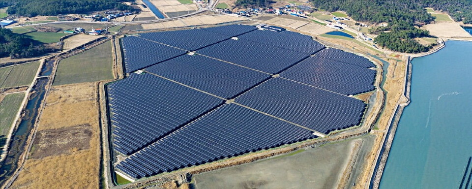 전남 신안군 안좌도에 있는 태양광 발전소 전경 /산업통상자원부