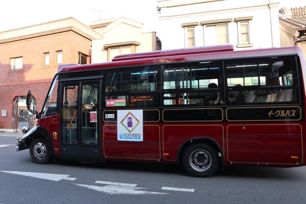 가와고에역까지 타고 온 마을버스 /사진=양은심