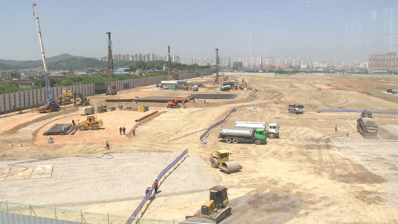 건설사의 공사 현장 /유준상 기자