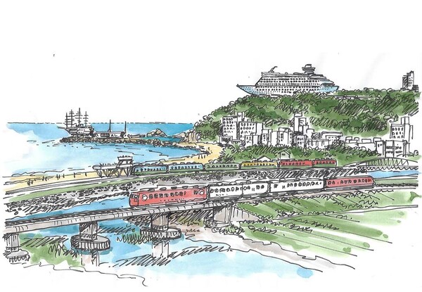 정동진 풍경 /그림=손웅익