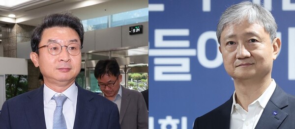 (왼쪽부터) 이억원 전 기재차관, 이찬진 변호사 /연합뉴스