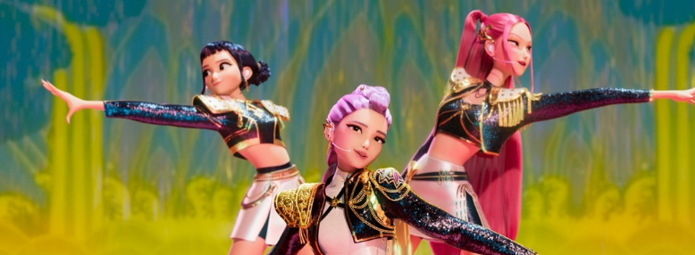 케이팝 데몬 헌터스(케데헌)의 흥행으로 K-POP의 세계적 영향력이 다시금 입증됐으나 해외 자본과 제작사에 의해 완성된 케데헌이 K-POP 산업의 창작력 부재와 구조적 취약성을 드러냈다는 평가가 나온다. 사진은 넷플릭스 애니메이션 영화 '케이팝 데몬 헌터스' 속 한 장면이다. /연합뉴스