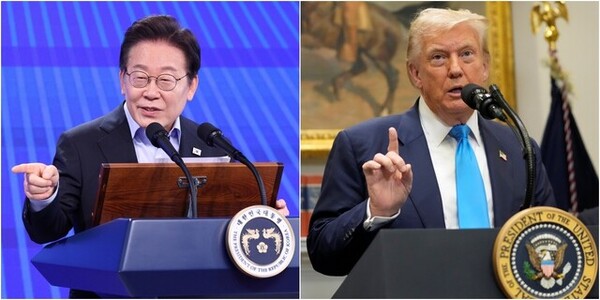 이재명 대통령과 도널드 트럼프 미국 대통령. 대통령실사진기자단 /연합뉴스