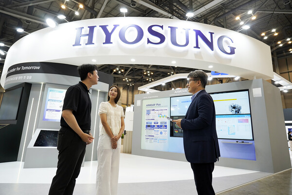 효성중공업이 2025 기후산업국제박람회(WCE)에 참가해 차세대 전력망 청사진을 제시했다. /효성중공업