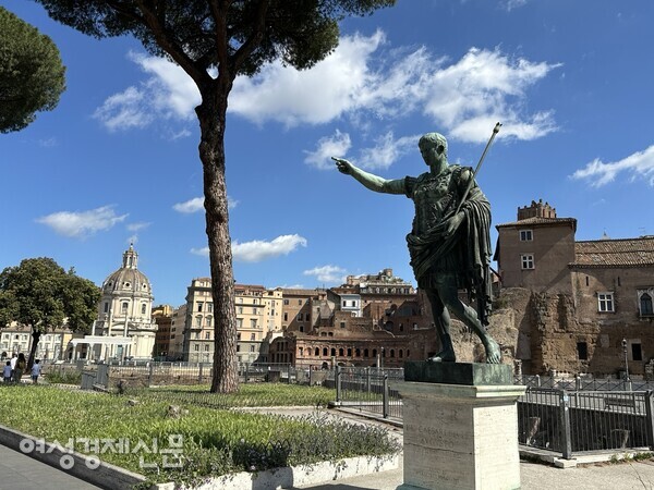 로마인의 애증 대상이었던 카이사르 시저의 동상 /사진=박재희