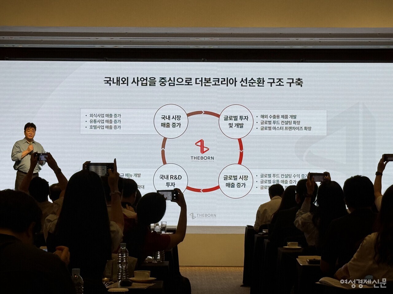 3일 더본코리아는 서울 중구 장충동 신라호텔에서 기자 간담회를 열고 ‘TBK(The Born Korea)’ 브랜드 론칭을 알리고 B2B용 소스 출시와 해외 유통 사업 전략 등을 공개했다. 이날 발표는 백종원 대표가 직접 나섰으며, 시식회와 질의응답까지 진행됐다. /류빈 기자