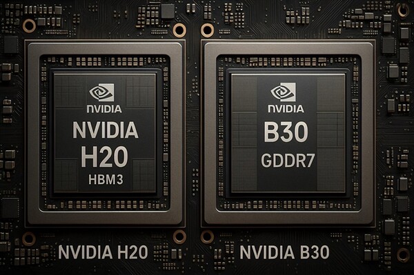 엔비디아 중국 전용 AI 반도체 'H20'과 'B30A'. /바이두 캡처