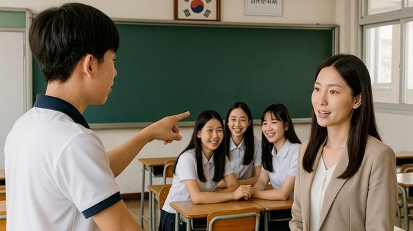“선생님, 쟤네들이 저를 무시했어요!” 시무룩한 목소리로 남학생이 말합니다. 그럴 때 선생님은 어떻게 대화를 나누어야 할까요? 글의 이해를 돕기 위한 AI 이미지임 /copilot