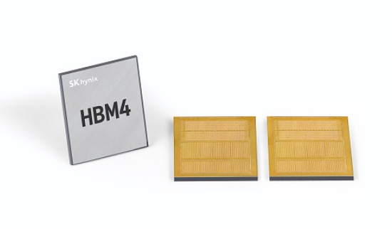 SK하이닉스가 세계 최초로 양산 체제 구축을 공식 발표한 고대역폭 메모리(HBM)4. /SK하이닉스