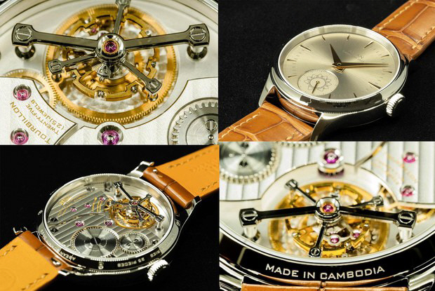 훈센 캄보디아 총리가 아세안 정상회의에 참석하는 귀빈들에게 선물하겠다고 밝힌 자국산 고급 시계의 모습. /훈센 총리 페이스북 캡처