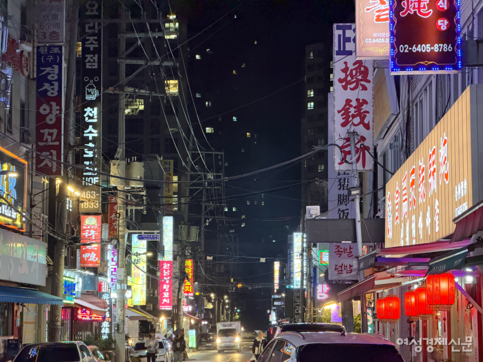 광진구 자양동이 서울 동부의 새 중국인 밀집지로 부상했다. 구가 축제와 거리 조성에 나서며 상권이 급성장했지만 주민 반발과 치안 우려도 커지고 있다. /김현우 기자