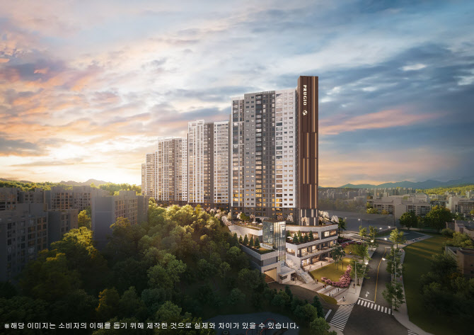 탑석 푸르지오 파크7 석경 투시도 /대우건설