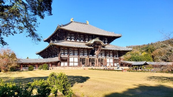 목조건물로는 세계에서 가장 큰 도다이지(東大寺). 에도시대에 재건축된 건물이다. /사진=양은심