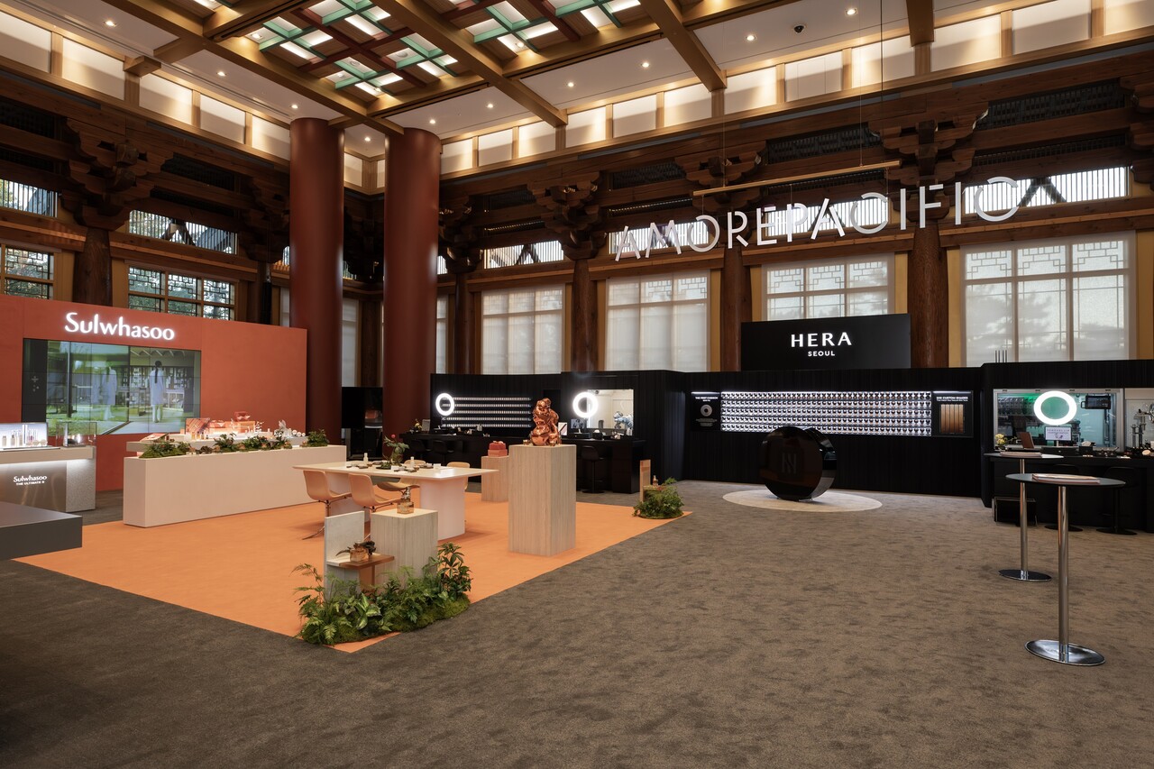 아모레퍼시픽은 10월 28일부터 31일까지 APEC CEO 서밋이 열리는 경주 황룡원에서 ‘혁신(Innovation)’을 주제로 한 K뷰티 파빌리온을 운영한다. /아모레퍼시픽
