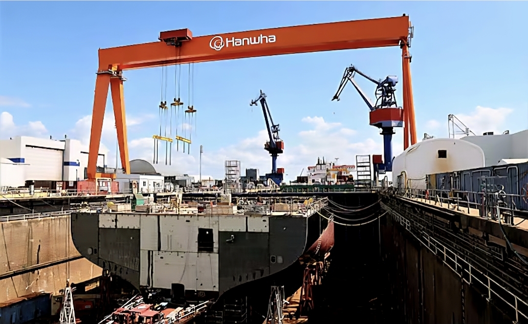 미국 펜실베니아주에 위치한 한화오션의 필리 조선소 전경 /한화오션