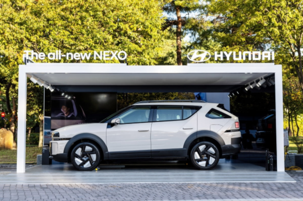 경주예술의전당에 전시된 현대자동차 '디 올 뉴 넥쏘' /현대차