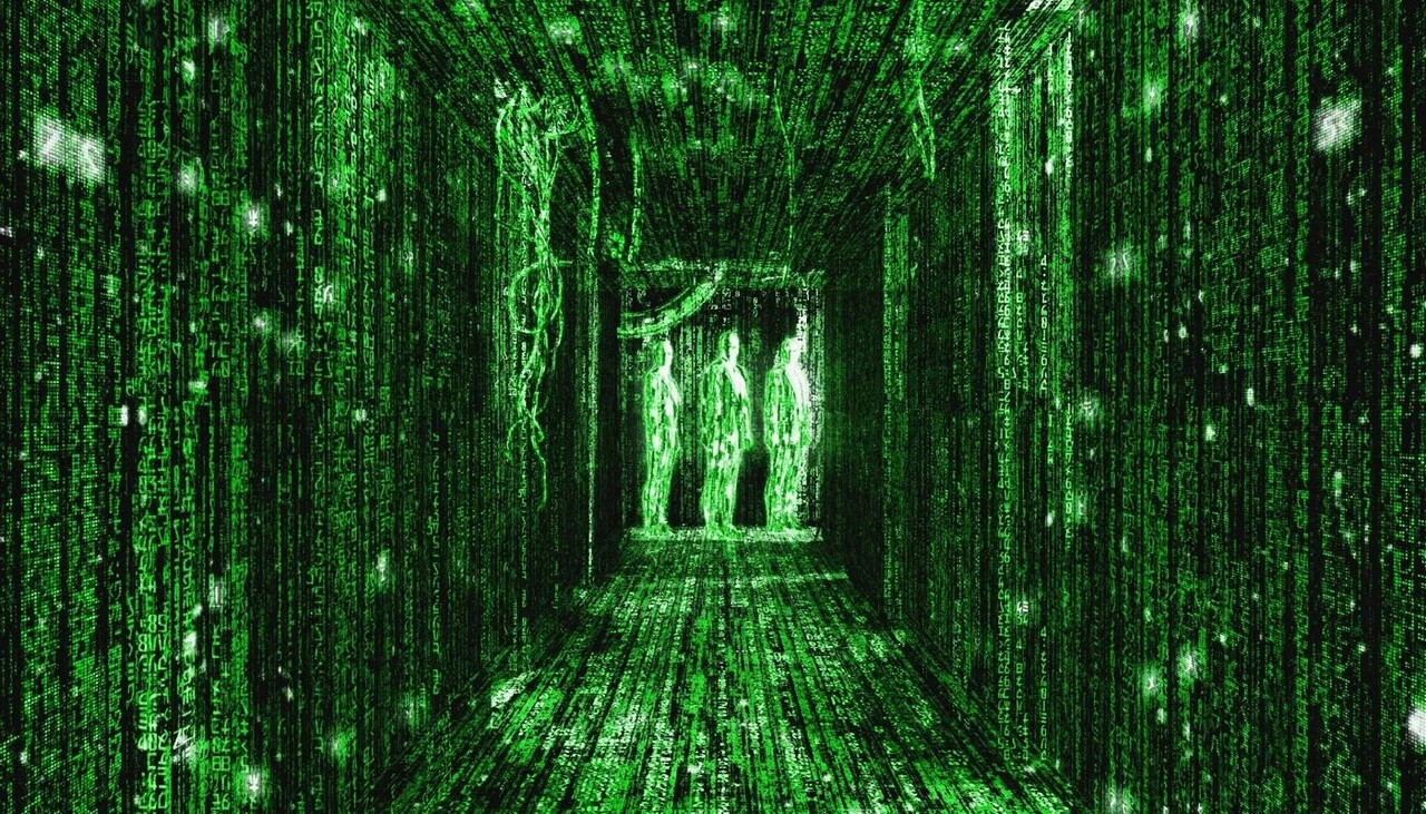 영화 <매트릭스>에 등장하는 매트릭스 세계 안의 인간들 /여성경제신문DB