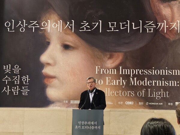   특별전의 의미와 기대를 발표하는 유홍준 관장 /사진=한형철 초빙기자