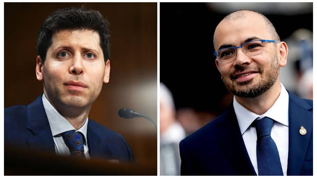 글로벌 AI 신경망 장악을 위한 샘 올트먼과 데미스 허사비스의 전쟁이 양강 체제로 전개되고 있다. / AP=연합뉴스