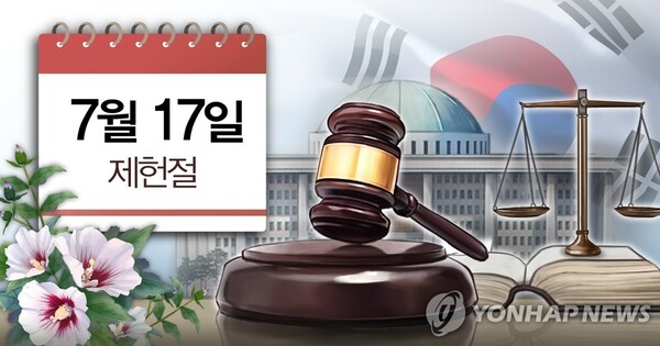 7월 17일 제헌절 (PG) /연합뉴스