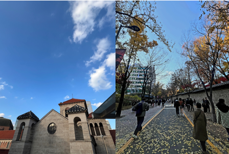 덕수궁 돌담길을 따라 걷다가 서울성공회성당 옆 세실마루로 향했다. /사진=김지현