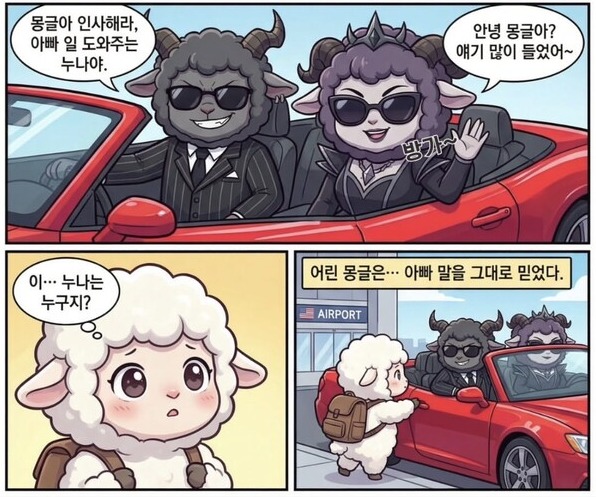 고(故) 전두환 전 대통령의 손자 전우원 씨가 자신의 유소년 시절을 배경으로 만든 웹툰 /전우원 씨 인스타그램 갈무리