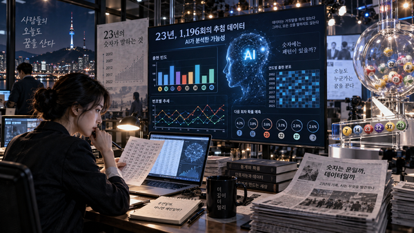 ** AI 로또 예측, <strong>23년치 데이터</strong>가 밝혀낸 <strong>충격적인 진실</strong>! 인공지능도 패턴을 못 찾았다고?
**